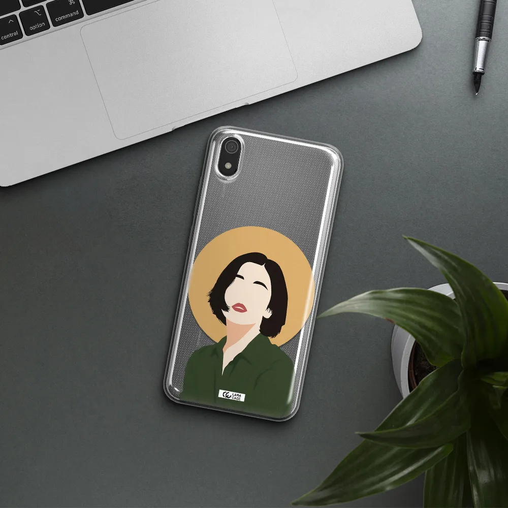 Portrait Of A Girl In A Green Dress Xiaomi Redmi 7A Clear TPU Case