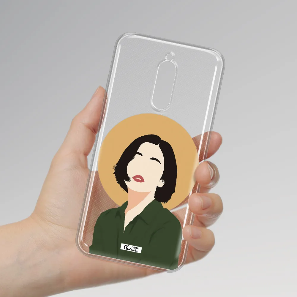 Portrait Of A Girl In A Green Dress Xiaomi Redmi 8 Clear Tpu Case