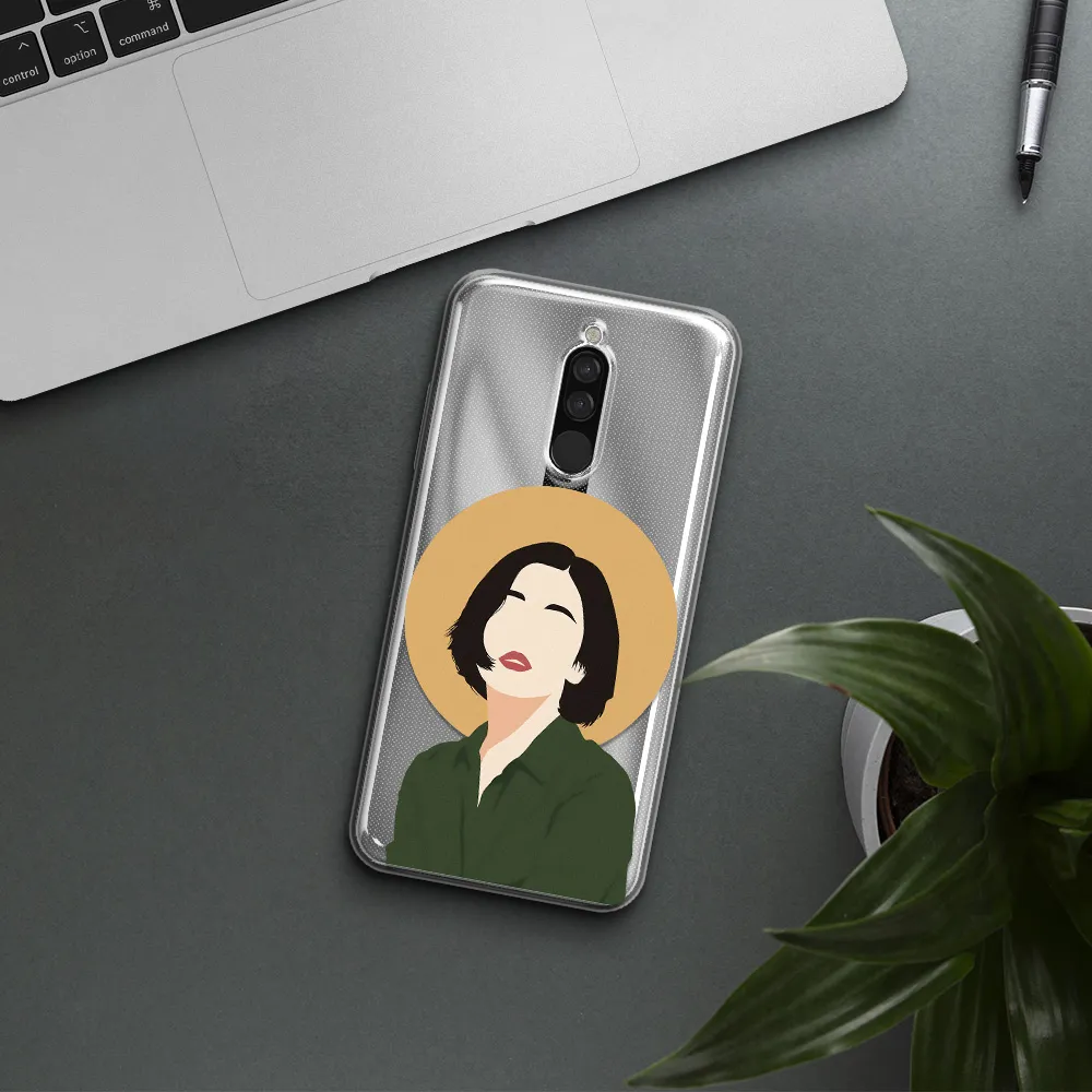 Portrait Of A Girl In A Green Dress Xiaomi Redmi 8 Clear Tpu Case