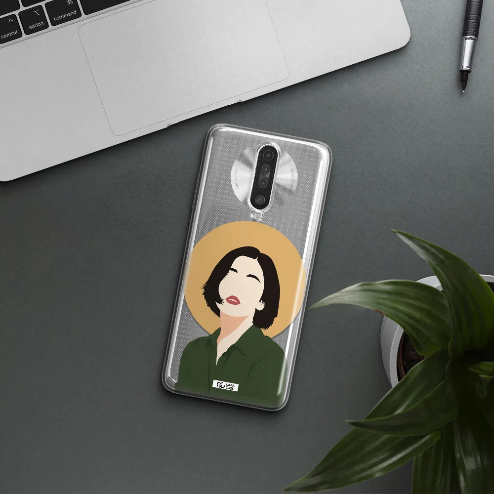 Portrait Of A Girl In A Green Dress Xiaomi Redmi K30 Clear TPU Case