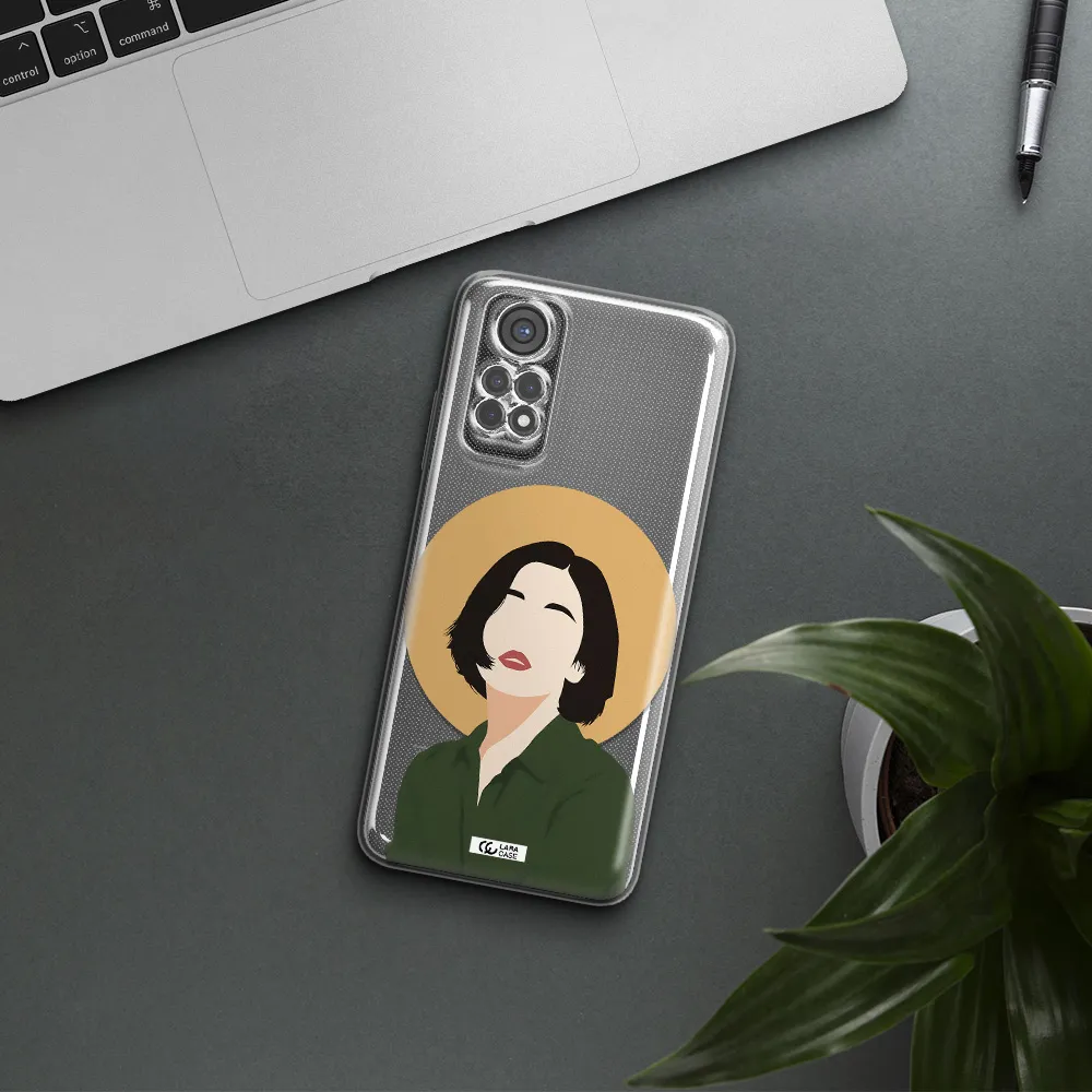 Portrait Of A Girl In A Green Dress Xiaomi Redmi Note 11S Clear Tpu Case