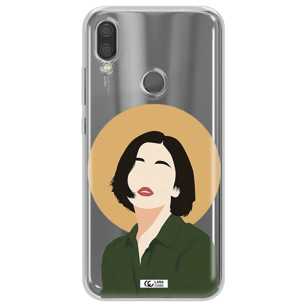 Portrait Of A Girl In A Green Dress Xiaomi Redmi Note 7 Clear TPU Case