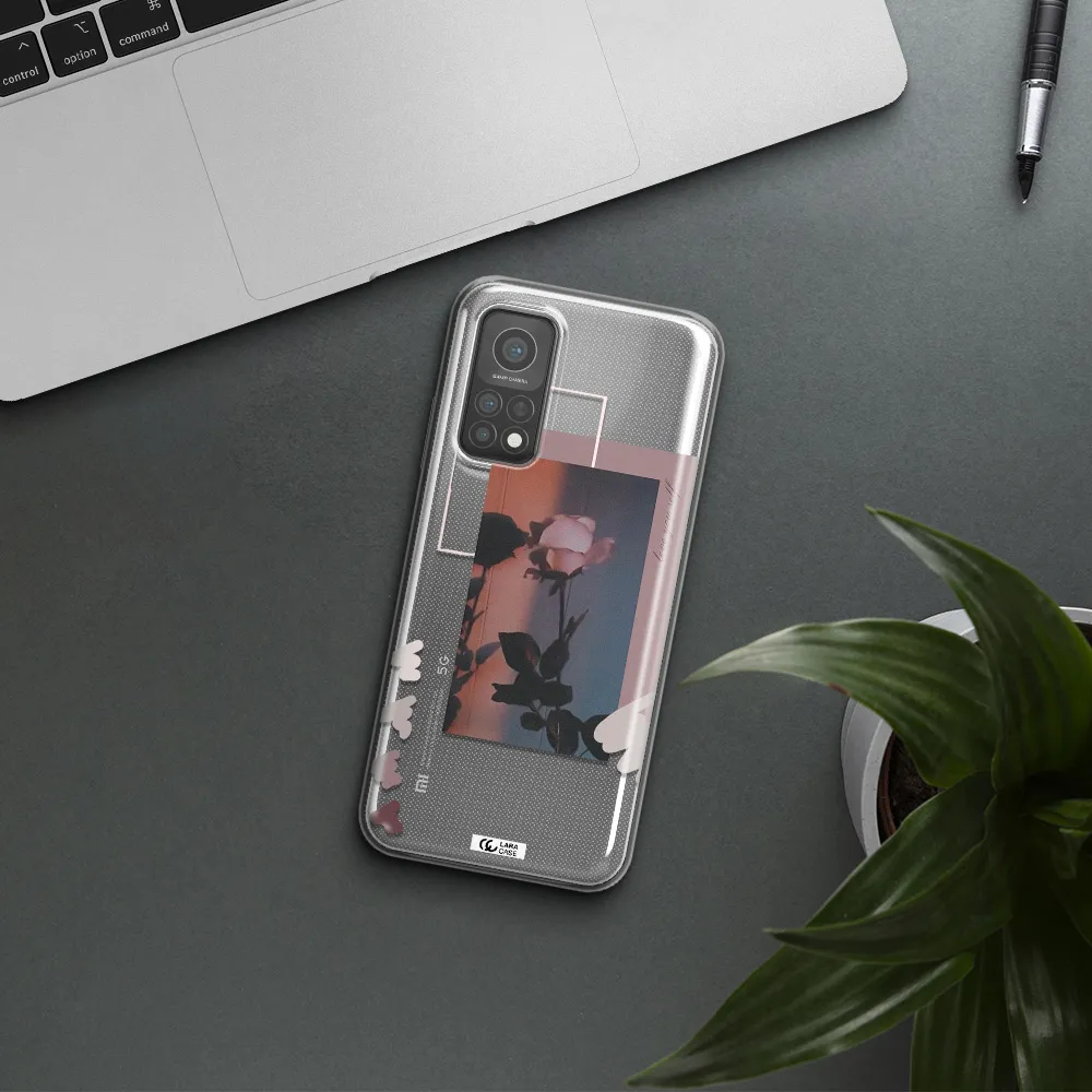 Pink Rose Xiaomi Mi 10 T Pro Clear TPU Case