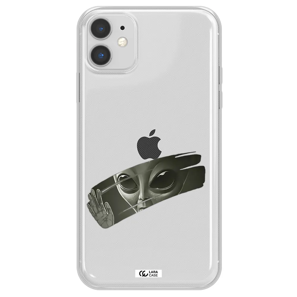 Alien Apple iPhone 11 Clear TPU Case