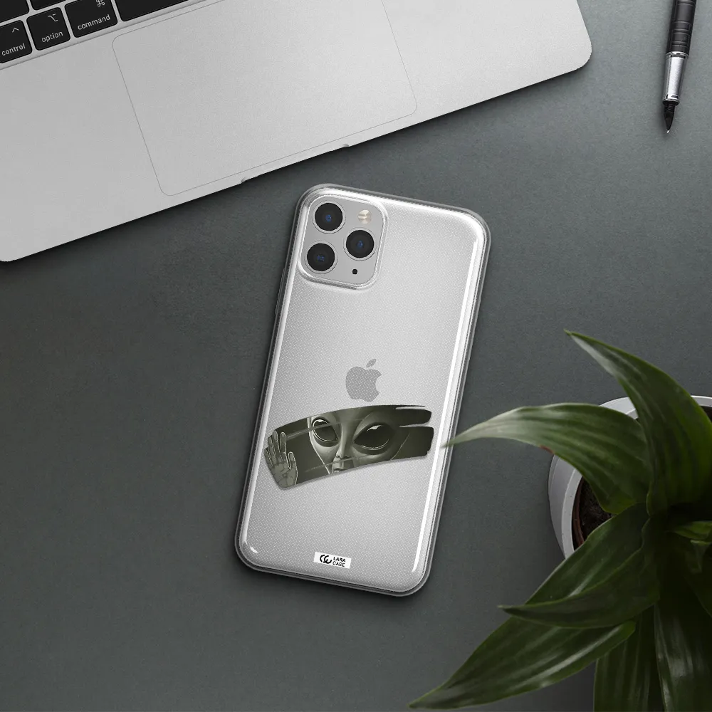 Alien Apple iPhone 11 pro Clear TPU Case