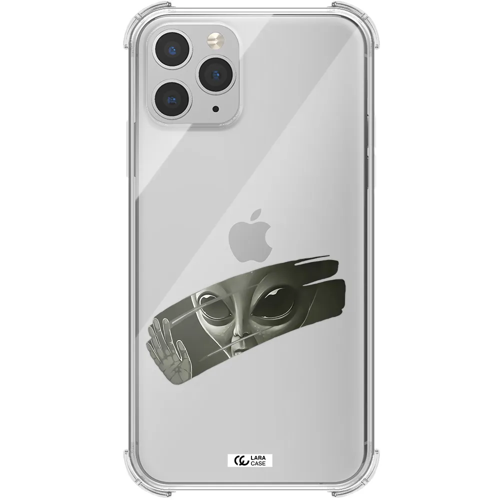 Alien Apple iPhone 11 pro max Clear PC Case