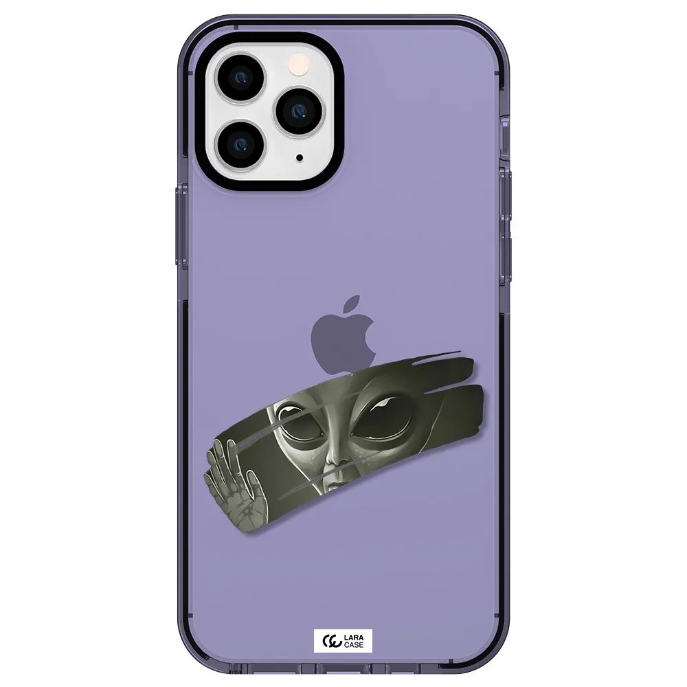 Alien Apple iPhone 11 pro max impact Lilac Case