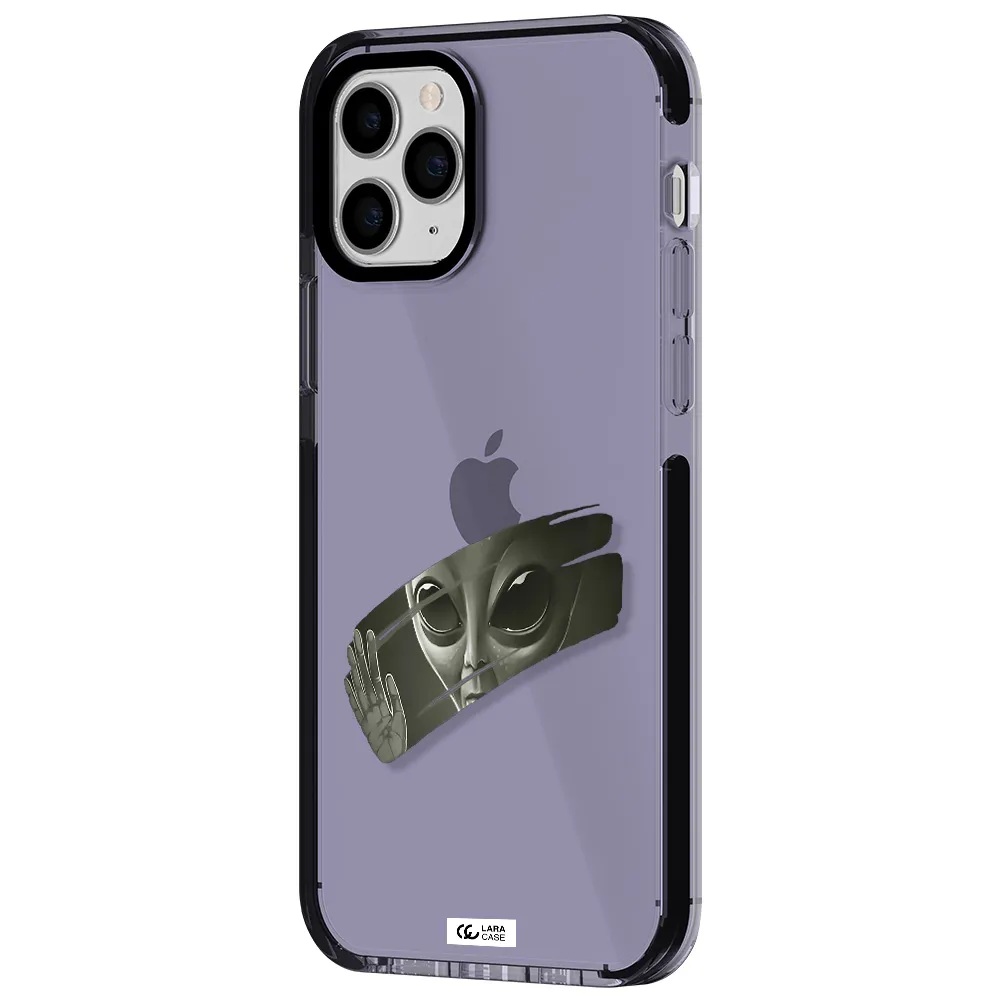 Alien Apple iPhone 11 pro max impact Lilac Case