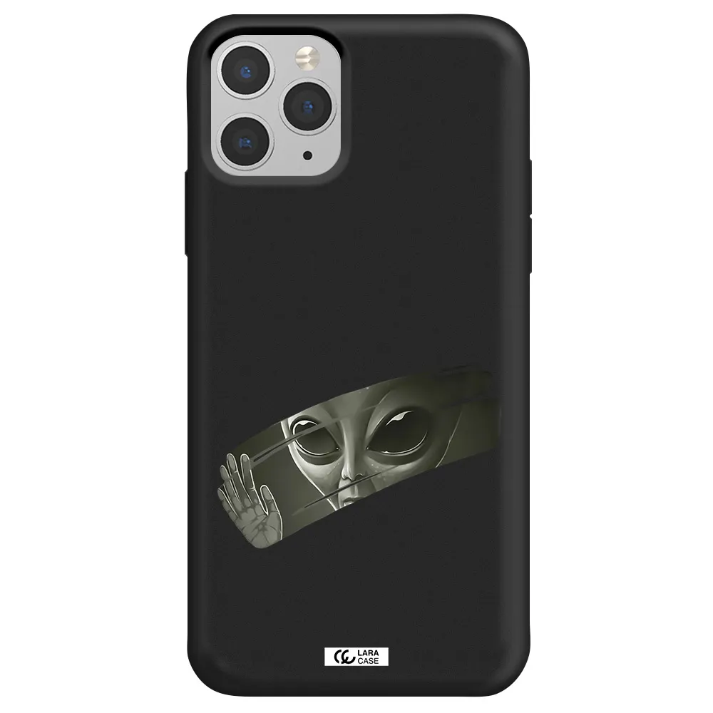 Alien Apple iPhone 11 pro Silicone black Case