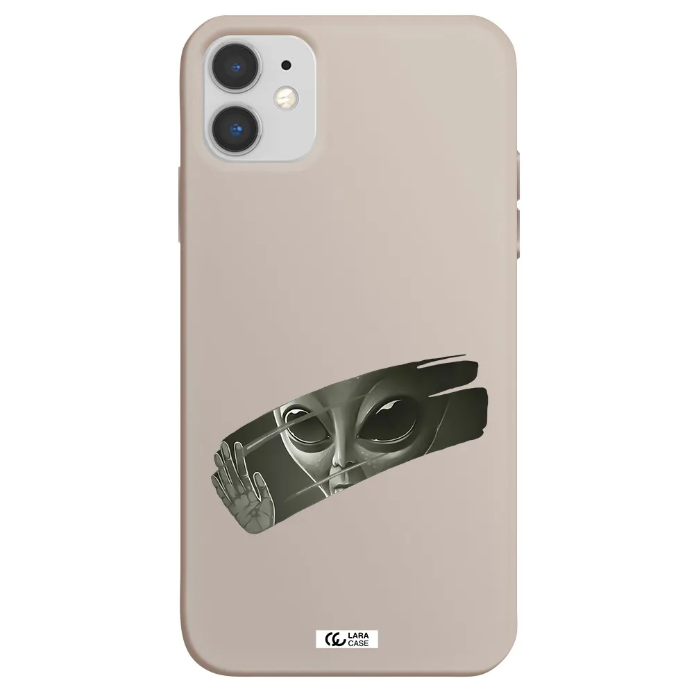 Alien Apple iPhone 11 Silicone Stone Case