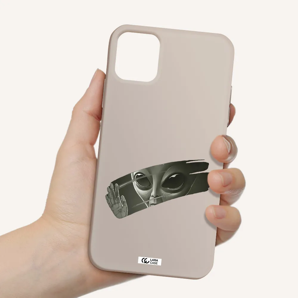 Alien Apple iPhone 11 Silicone Stone Case