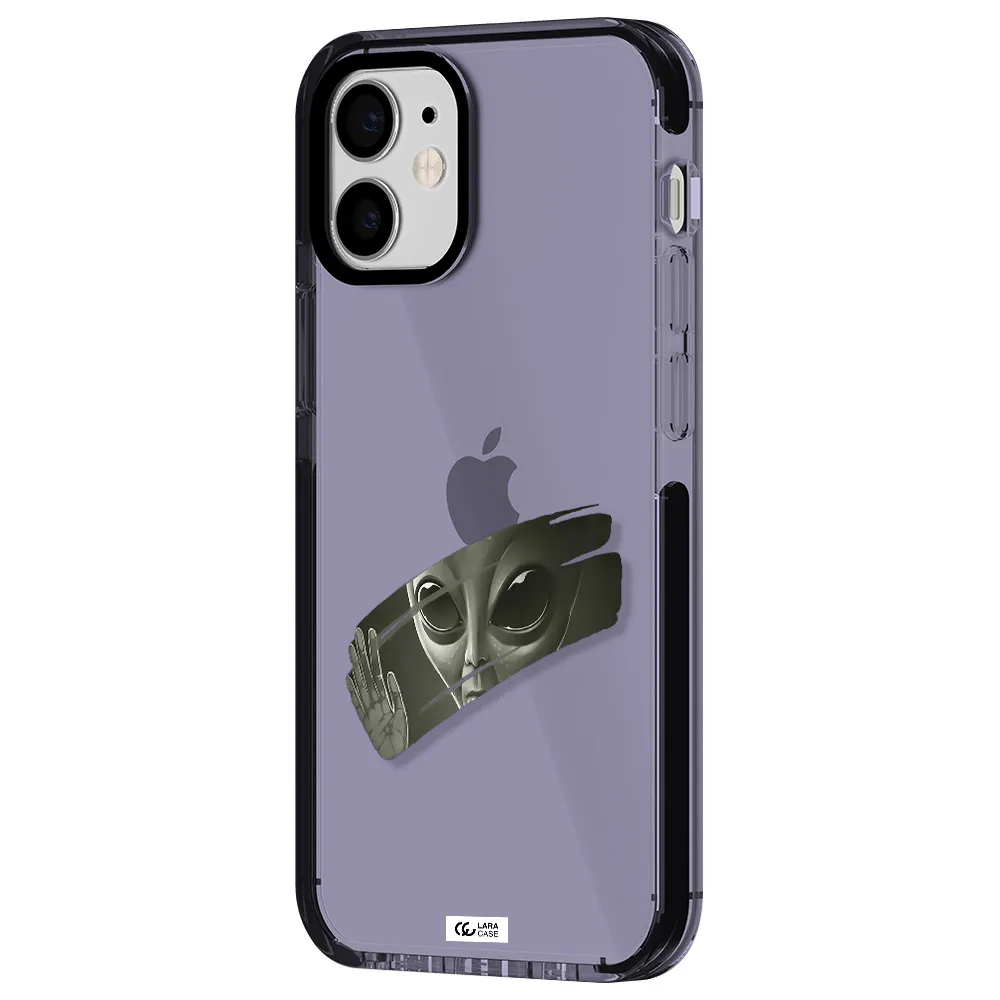 Alien Apple iPhone 12 mini impact Lilac Case