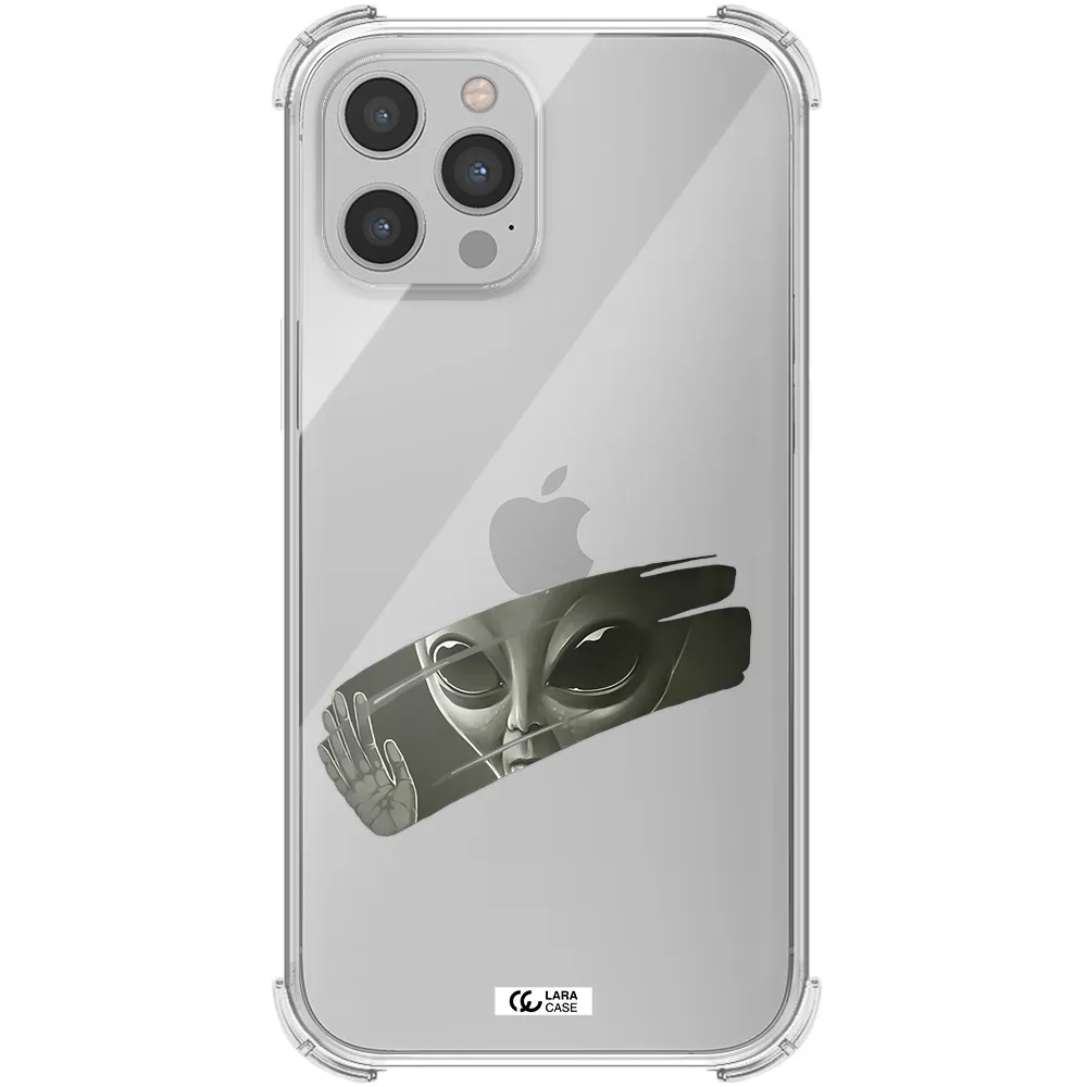 Alien Apple iPhone 12 pro Clear PC Case