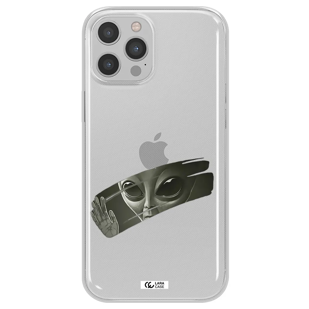 Alien Apple iPhone 12 pro max Clear TPU Case