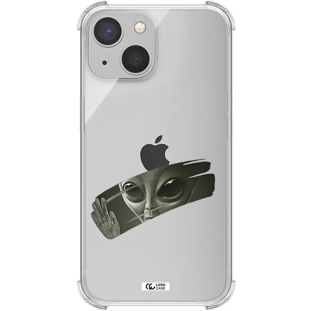 Alien Apple iPhone 13 Clear PC Case