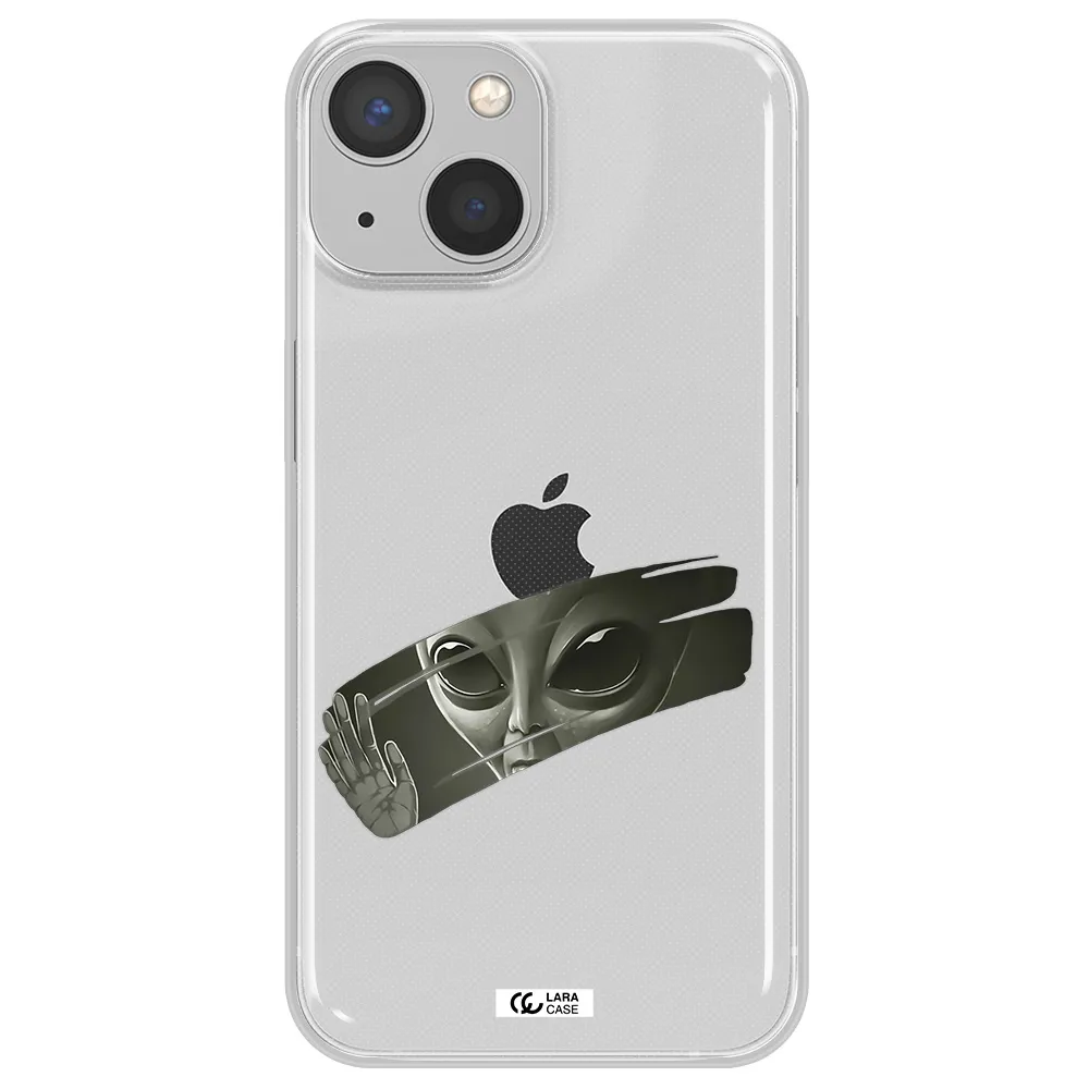 Alien Apple iPhone 13 Clear TPU Case