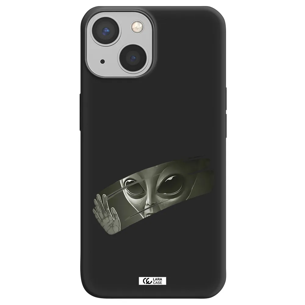 Alien Apple iPhone 13 mini Silicone black Case