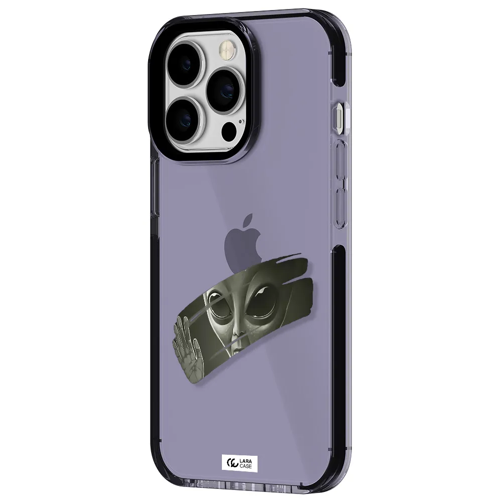 Alien Apple iPhone 13 Pro impact Lilac Case