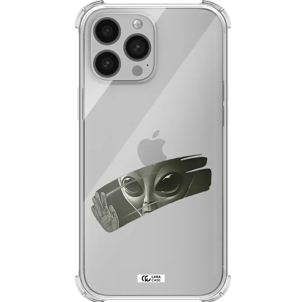 Alien Apple iPhone 13 Pro Max Clear PC Case