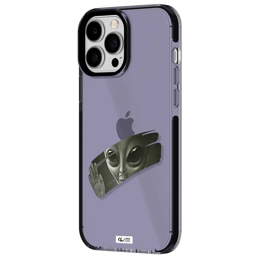 Alien Apple iPhone 13 Pro Max impact Lilac Case