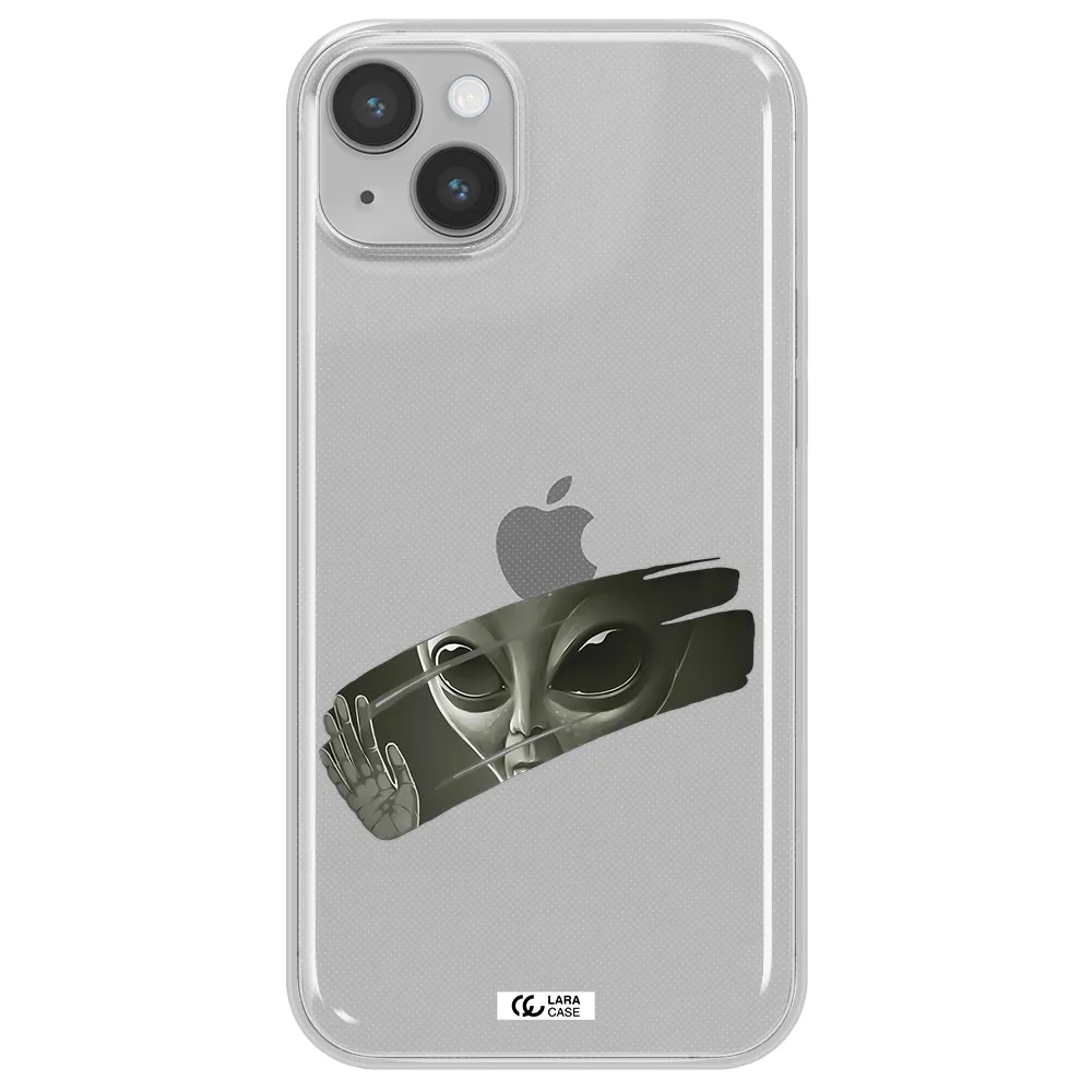 Alien Apple iPhone 14 Clear TPU Case