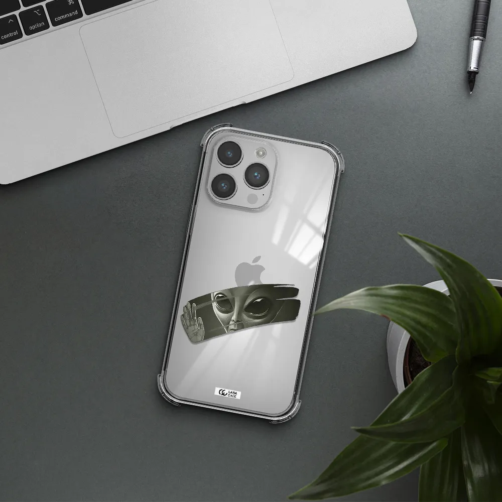 Alien Apple iPhone 14 pro Clear PC Case