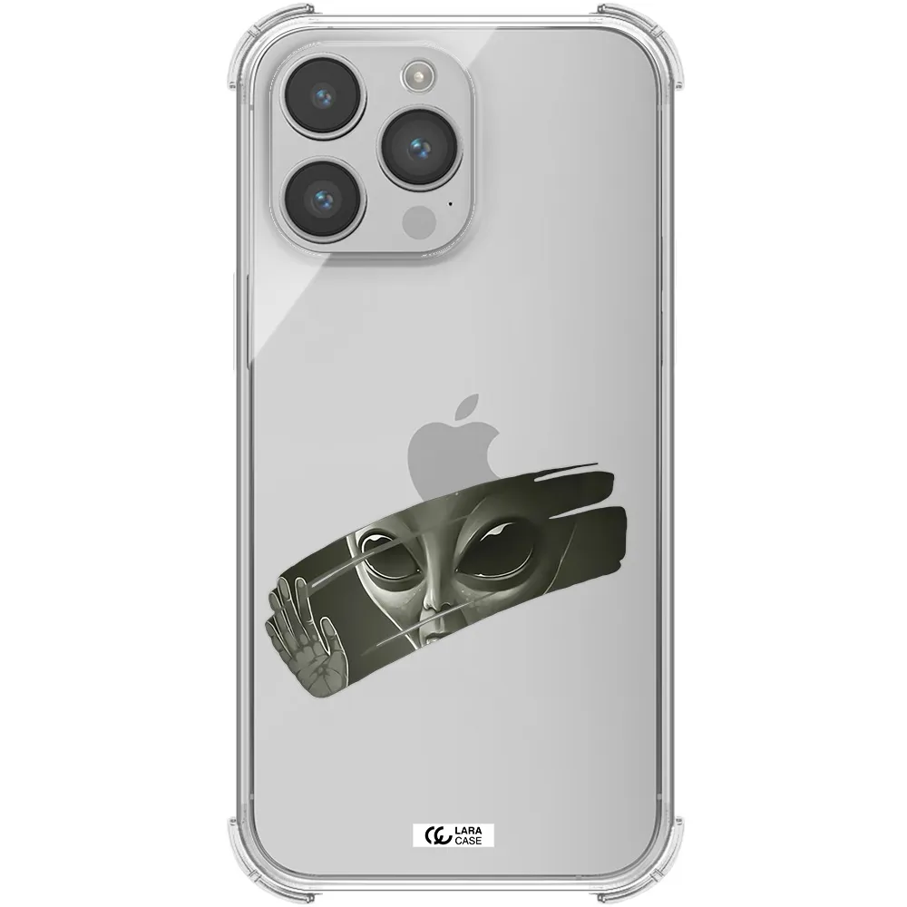 Alien Apple iPhone 14 pro max Clear PC Case