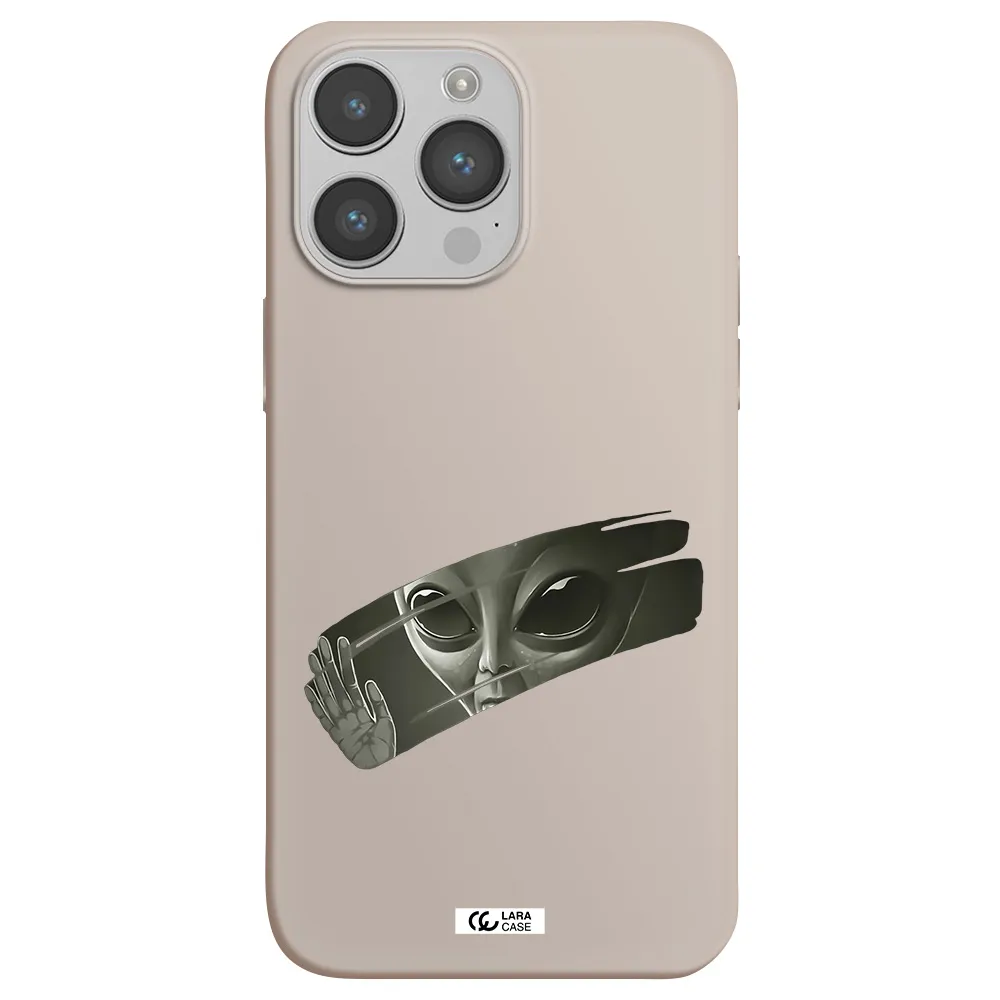 Alien Apple iPhone 14 pro max Silicone Stone Case