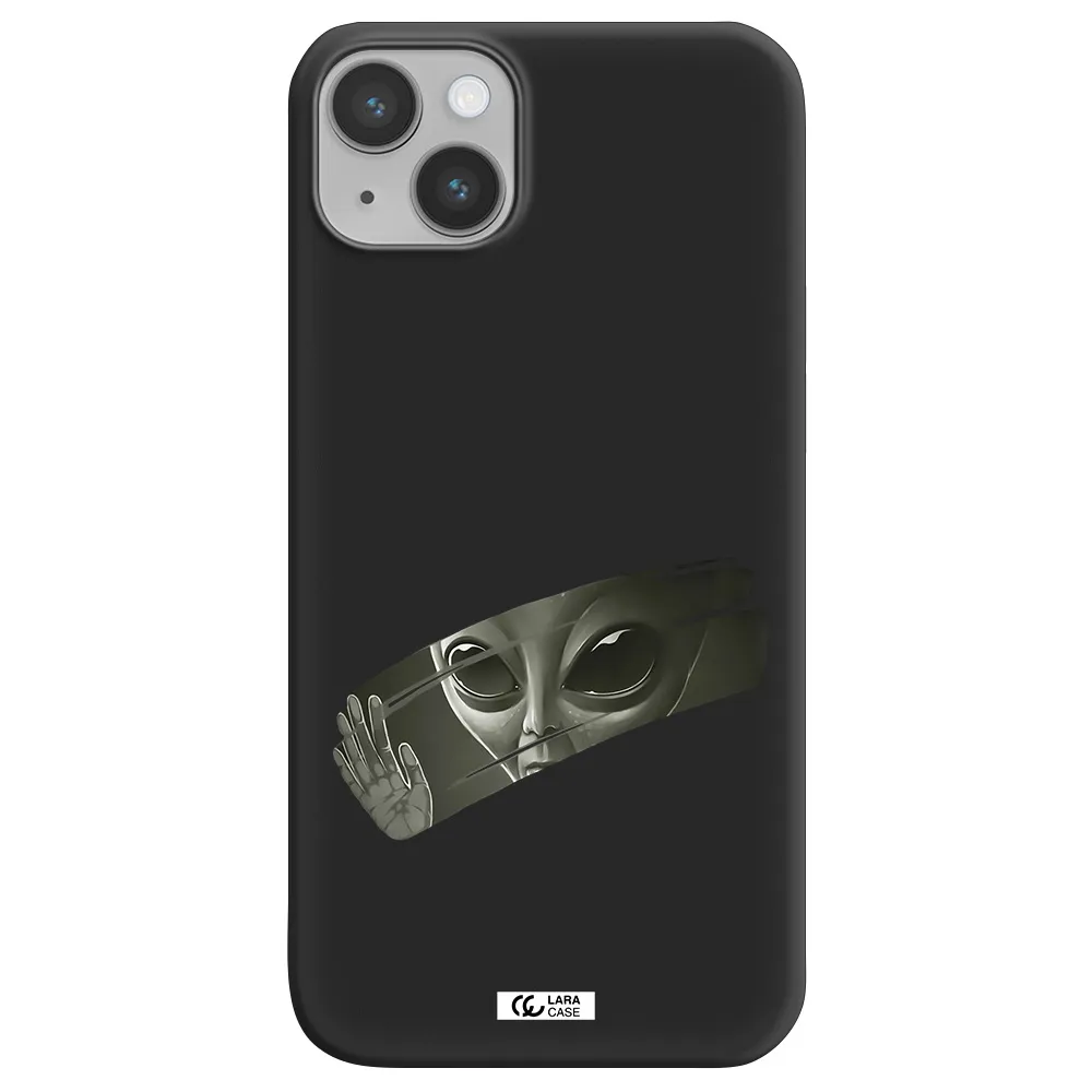 Alien Apple iPhone 14 Silicone black Case