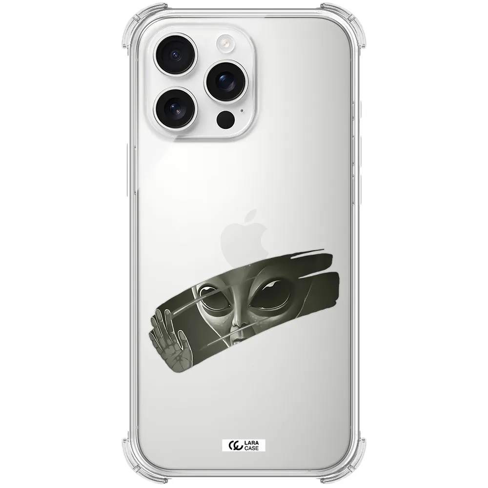 Alien Apple Iphone 16 Pro Max Clear Pc Case