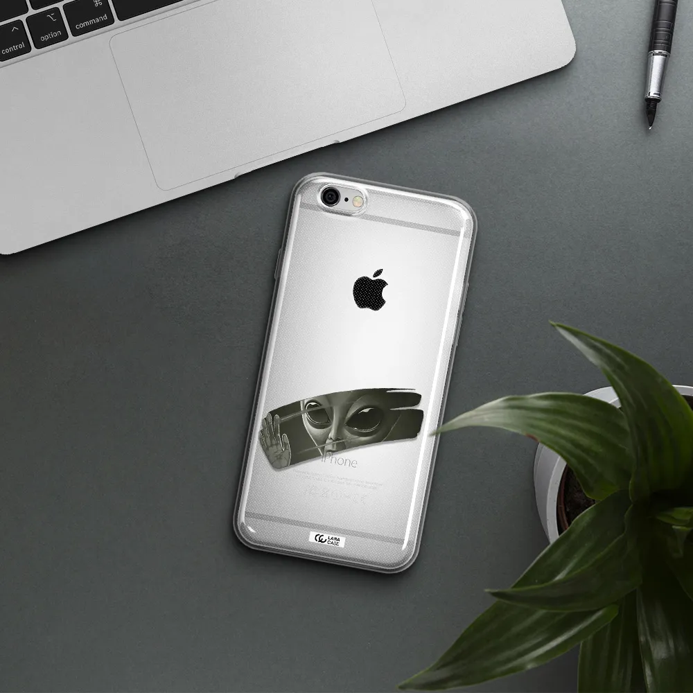 Alien Apple iPhone 6 plus Clear TPU Case