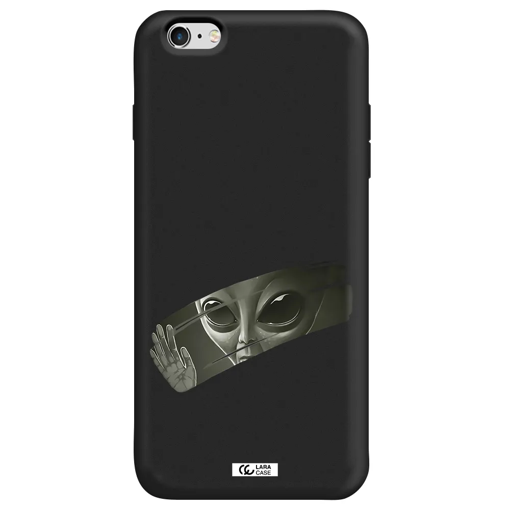 Alien Apple iPhone 6 plus Silicone black Case