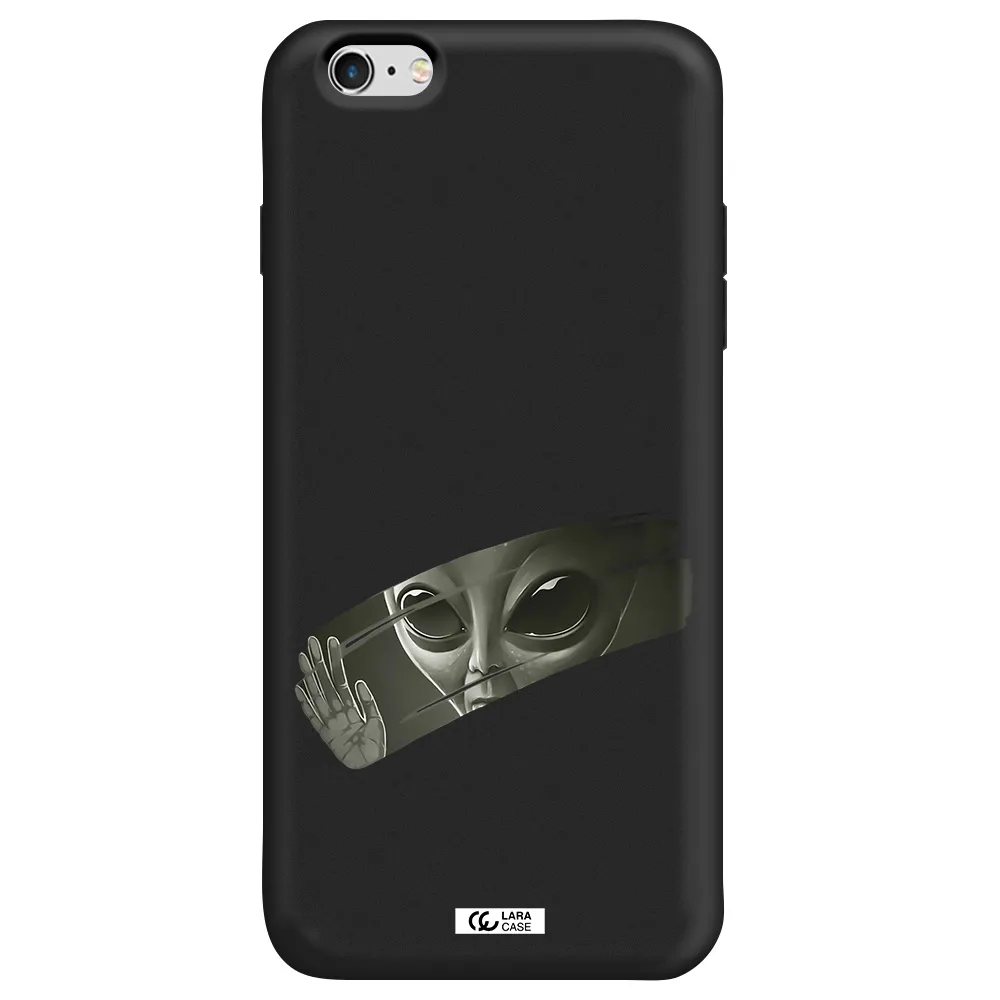 Alien Apple iPhone 6 s plus Silicone black Case