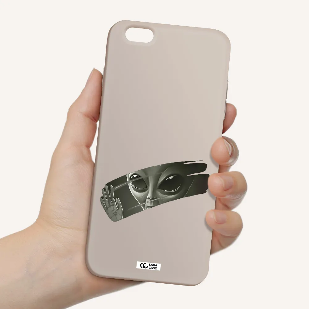 Alien Apple iPhone 6 s plus Silicone Stone Case