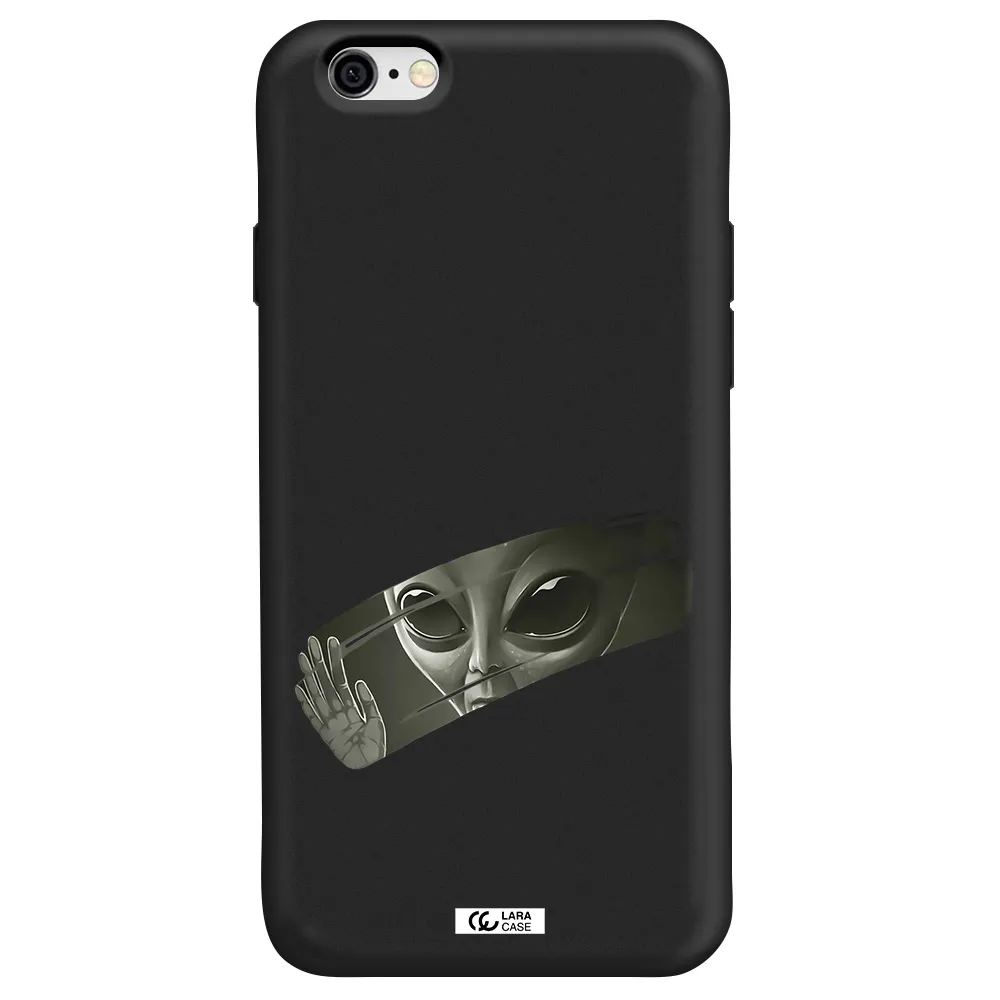 Alien Apple iPhone 6 Silicone black Case