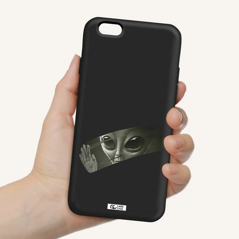 Alien Apple iPhone 6 Silicone black Case