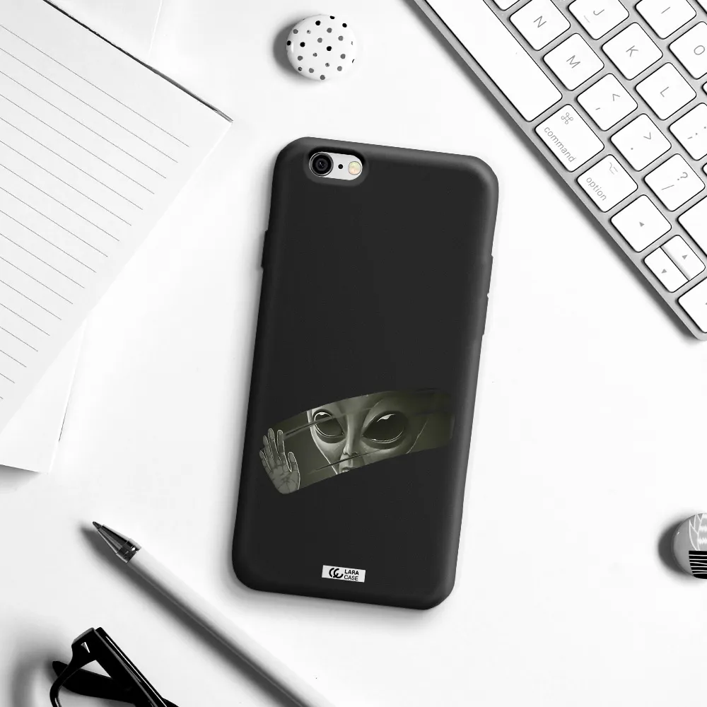Alien Apple iPhone 6 Silicone black Case