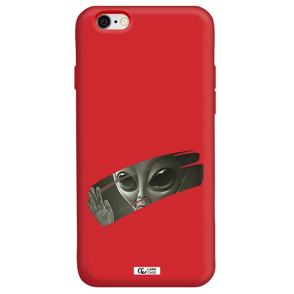 Alien Apple iPhone 6 Silicone Imperial Red Case