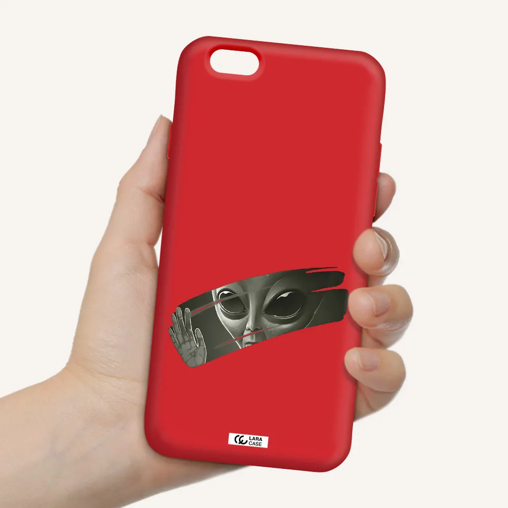 Alien Apple iPhone 6 Silicone Imperial Red Case