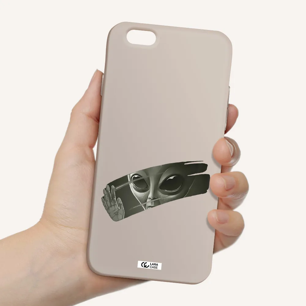 Alien Apple iPhone 6 Silicone Stone Case