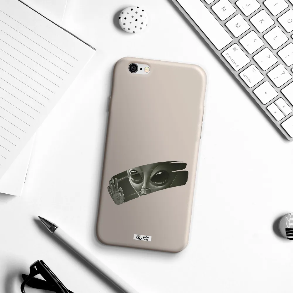 Alien Apple iPhone 6 Silicone Stone Case