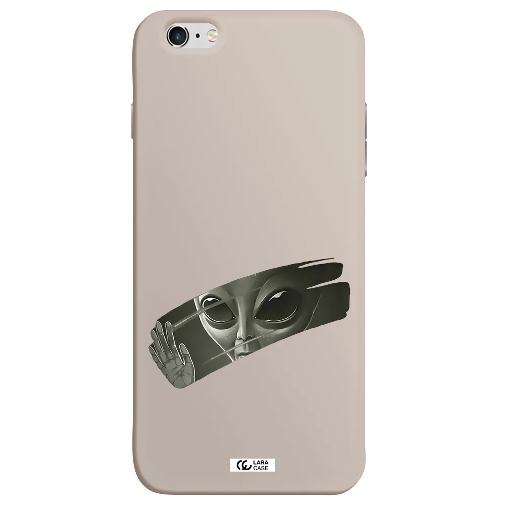 Alien Apple iPhone 6S Silicone Stone Case