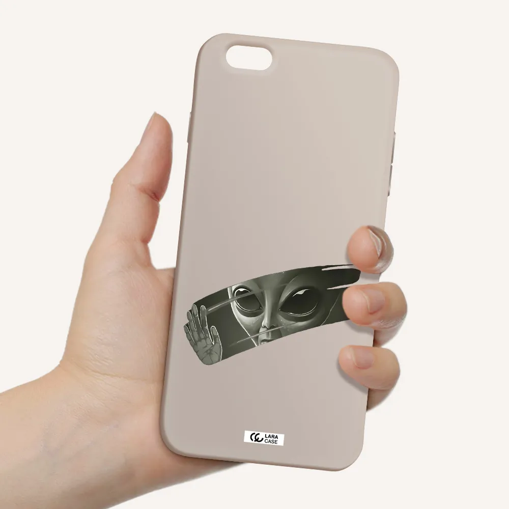Alien Apple iPhone 6S Silicone Stone Case