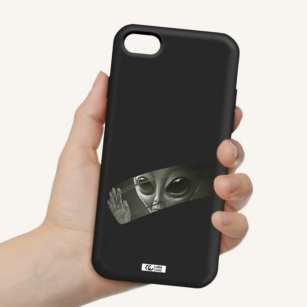 Alien Apple iPhone 7 Silicone black Case