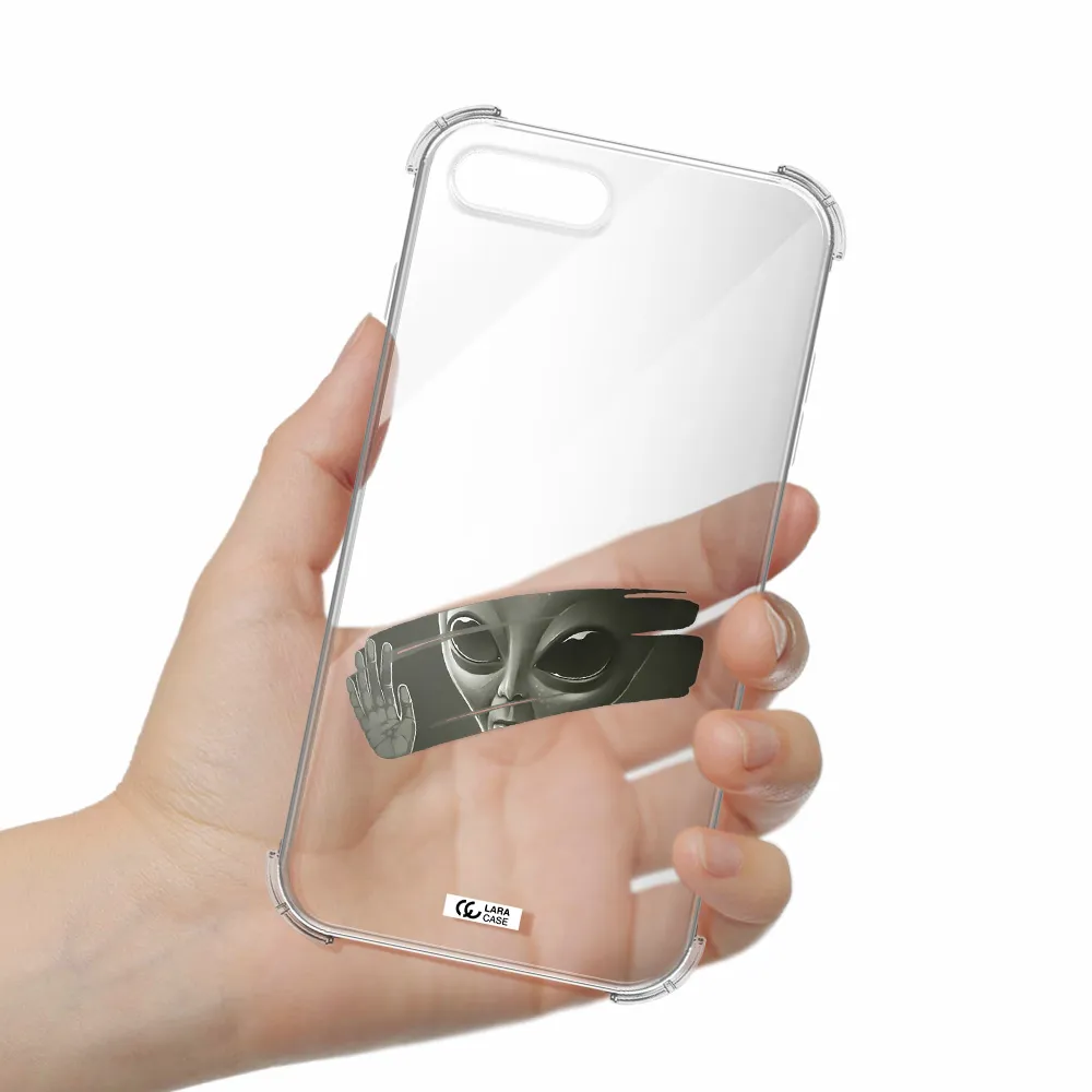 Alien Apple iPhone 8 plus Clear PC Case