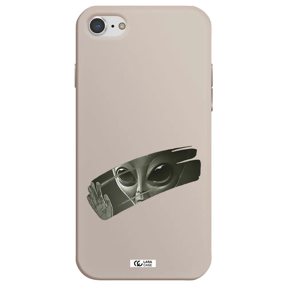 Alien Apple iPhone 8 Silicone Stone Case