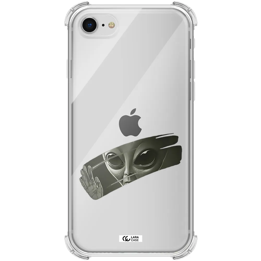 Alien Apple iPhone se 2020 Clear PC Case