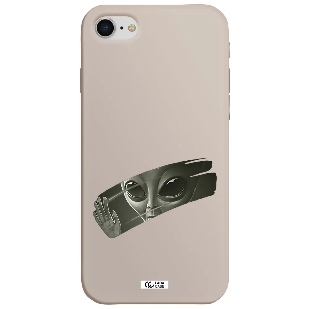 Alien Apple iPhone se 2020 Silicone Stone Case