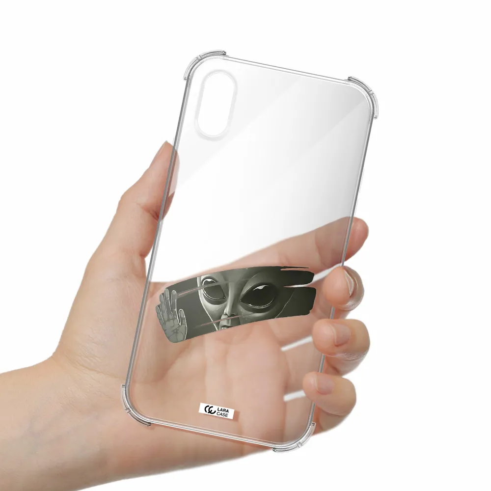 Alien Apple iPhone X Clear PC Case
