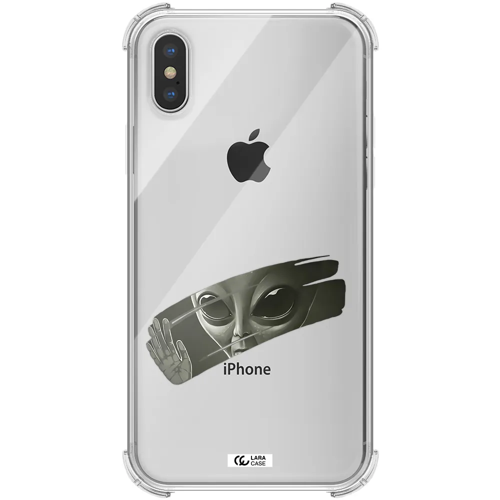 Alien Apple iPhone XS Clear PC Case